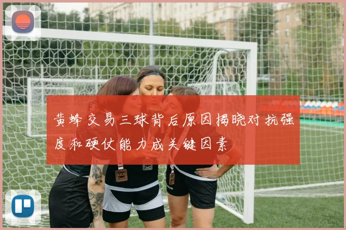 黄蜂交易三球背后原因揭晓对抗强度和硬仗能力成关键因素
