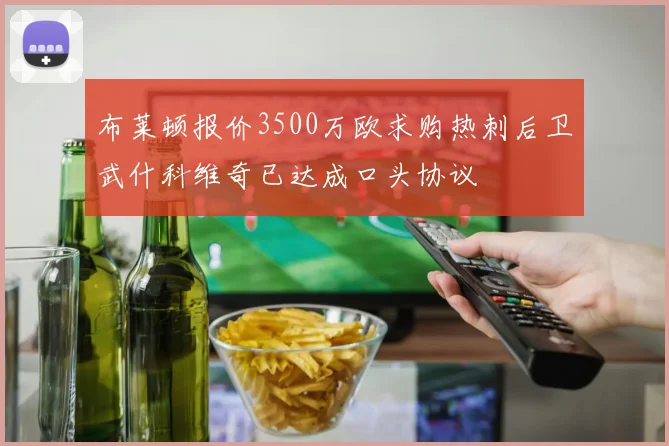 布莱顿报价3500万欧求购热刺后卫武什科维奇已达成口头协议